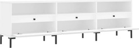 vidaXL Έπιπλο Τηλεόρασης Λευκό 150x30x44,5 εκ. Επεξεργασμένο Ξύλο