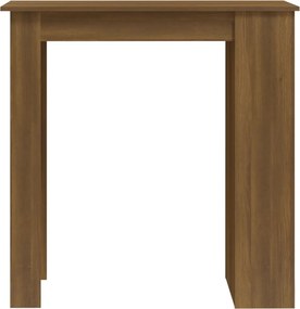 vidaXL Τραπέζι Μπαρ με Ράφια Sonoma Δρυς 102x50x103,5 εκ. Επεξ. Ξύλο