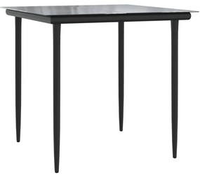 Σετ Τραπεζαρίας Κήπου 5 τεμ. Αν. Γκρι Συνθ. Ρατάν με Μαξιλάρια 3212844