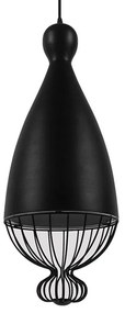 Φωτιστικό Οροφής Carnel 01106 Black GloboStar Metal