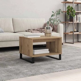 vidaXL Τραπεζάκι σαλονιού artisan δρυς 60 x 50 x 40 εκ