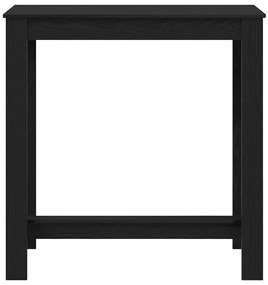 vidaXL Τραπέζι μπαρ Μαύρη Οξυά 102 x 50 x 103.5 εκ. Επεξεργασμένο ξύλο