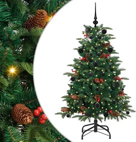 vidaXL Τεχνητό Χριστουγεννιάτικο Δέντρο με 150 LED Πράσινο 150 cm