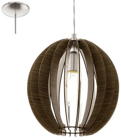Φωτιστικό Οροφής Cossano 94635 Brown Eglo Metal,Wood