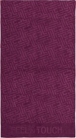 Πετσέτα Θαλάσσης (90x170) Feel & Touch Icon Aubergine