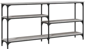 vidaXL Τραπέζι Κονσόλα Γκρι Sonoma 160x29x75 εκ. Επεξεργασμένο Ξύλο