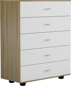 ΣΥΡΤΑΡΙΕΡΑ ΜΕΛΑΜΙΝΗΣ THORG HM8995.04- 5 ΣΥΡΤΑΡΙΑ ΣΕ SONAMA-ΛΕΥΚΟ 80Χ40Χ100Yεκ.