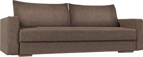 Καναπές Kleio Διθέσιος-130φ 80β εκ.-Σοκολατί