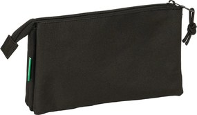 Κασετίνα Benetton Negro Μαύρο 22 x 12 x 3 cm