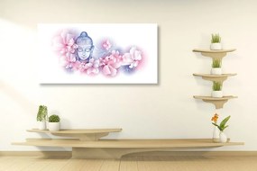 Εικόνα Βούδα με sakura - 100x50