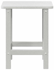vidaXL Πλευρικό Τραπέζι Adirondack Λευκό 38x38x45 εκ. από HDPE