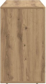 vidaXL Πλαϊνό γραφείο Artisan Oak 100 x 35 x 59 εκ Επεξεργασμένο ξύλο