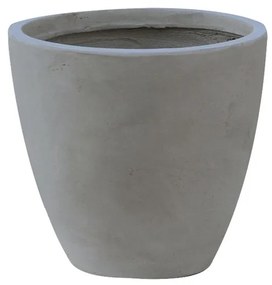 FLOWER POT-3 Cement Grey Φ44x37cm  Φ44x37cm [-Γκρι-] [-Artificial Cement (Recyclable)-] Ε6302,B