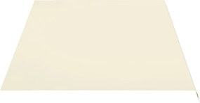 vidaXL Τεντόπανο Ανταλλακτικό Κρεμ 5 x 3,5 μ.