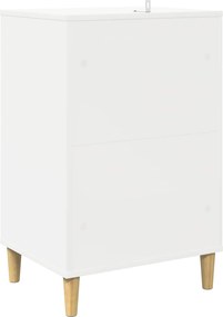 vidaXL Ράφι Πικάπ Λευκό 47 x 39,5 x 74,5 εκ. Επεξεργασμένο Ξύλο