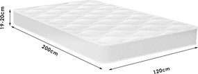 Στρώμα Fix Pad Chic Strom μονής όψης 18-19cm 120x200εκ