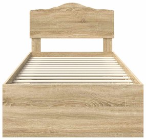 vidaXL Σκελετός Κρεβατιού Σονόμα 100 x 200 cm Στερεά ξυλεία πεύκου