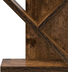 vidaXL Ράφι Δέντρων 3-Επιπέδων 30 x 18 x 48 εκ Επεξεργασμένο Ξύλο