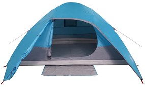 vidaXL Σκηνή Οικογένειας 6 Ατόμων Αδιάβροχη Μπλε