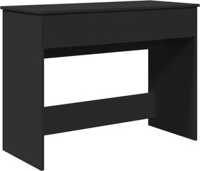 vidaXL Μπουντουάρ με Καθρέφτη Μαύρο 100x45x76 εκ.