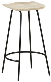 vidaXL Σκαμπό Μπαρ 4 τεμ. από Μασίφ Ξύλο Μάνγκο