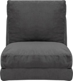 Πολυθρόνα-Κρεβάτι Γκρι TAIDA 68x60x62