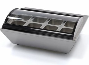 Saladette - 67L - incl 8 x 1/6 GN - Tabletop