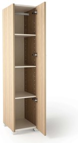 Ντουλάπα μονόφυλλη σε χρώμα δρυς 48x50x180
