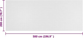 vidaXL Δίκτυο Έντομα Λευκό 2 x 5 m Πολυαιθυλένιο