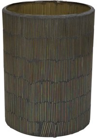 Κηροπήγιο  Πολύχρωμο Γυαλί 12x12x17cm