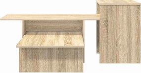 vidaXL Τραπέζι κονσόλας Δρύς Sonoma 91,5 x 35 x 38,5 εκ