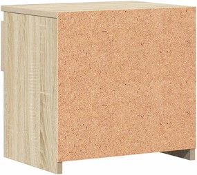 vidaXL Κομοδίνα 2 τεμ. Sonoma Δρυς 40 x 30 x 39 εκ. από Επεξ. Ξύλο