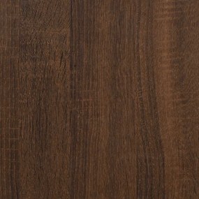 vidaXL Βοηθητικό Τραπέζι Καφέ Δρυς 40 x 30 x 60 εκ. Επεξεργασμένο Ξύλο