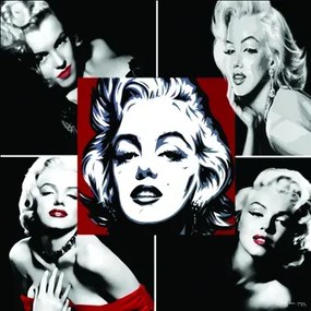 MarHome ΠΙΝΑΚΑΣ ΚΑΜΒΑΣ MARILYN 60x60cm. 12/ΚΙΒ  16-14658
