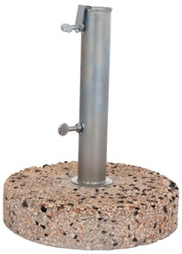 Βάση ομπρέλας Ψηφίδα 15Kg με Σωλήνα Διαμέτρου Φ52 εκ.