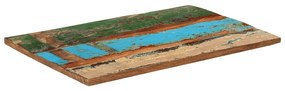 vidaXL Επιφάνεια Τραπεζιού Ορθ. 60x90 εκ 25-27 χιλ Μασίφ Ανακ. Ξύλο