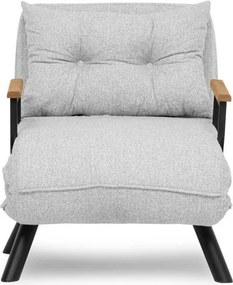 Πολυθρόνα-Κρεβάτι Γκρι SANDO SINGLE 78x67x78