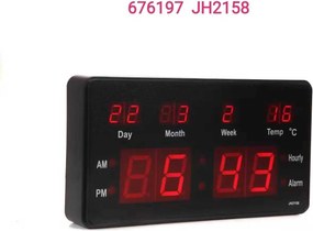 Ηλεκτρονικό ψηφιακό ρολόι LED - JH2158 - 676197