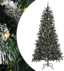 vidaXL Τεχνητό Χριστουγεννιάτικο Δέντρο με 300 LED Πράσινο 240 cm