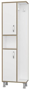Στήλη Μπάνιου Grand 505CRL1305 48x25x160cm White Μοριοσανίδα, Μελαμίνη