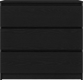 vidaXL Ντουλάπι Μαύρη βελανιδιά 80x35x76 εκ. Επεξεργασμένο Ξύλο