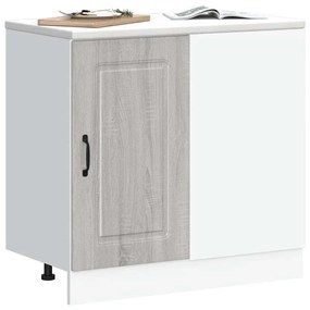vidaXL ντουλάπι βάσης κουζίνας Kalmar Γκρι sonoma Επεξεργασμένο Ξύλο
