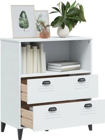 vidaXL Βιβλιοθήκη VIKEN Λευκή 80x40x90 εκ. από Επεξεργασμένο Ξύλο
