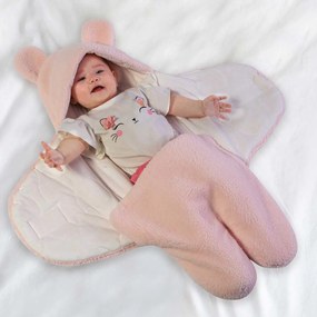 Χειμερινός Υπνόσακος Με Πόδια (0-6 Μηνών) Das Home 4910 Pink