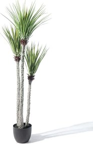 Τεχνητό Δέντρο Γιούκα Με Τριπλό Κορμό 7601-6 150cm Green Supergreens Πλαστικό