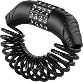 CTECH κλειδαριά ποδηλάτου CTL-0026, συνδυασμού 4 ψηφίων, Φ3.9mm, 1.2m