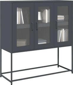 vidaXL Ντουλάπι Ανθρακί 100,5x39x107 εκ. από Χάλυβα Ψυχρής Έλασης
