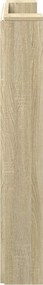 vidaXL Κεφαλάρι Δρύς Sonoma 120 x 16,5 x 103,5 cm Επεξεργασμένο ξύλο