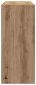vidaXL Βιβλιοθήκη artisan δρυς 100 x 30 x 72 εκ Επεξεργασμένο ξύλο