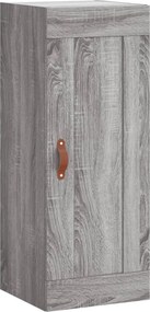 vidaXL Ντουλάπι Τοίχου Γκρι Sonoma 34,5 x 34 x 90 εκ. Επεξεργ. Ξύλο